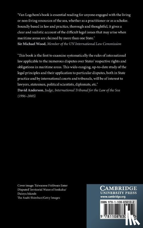 van Logchem, Youri (Swansea University) - The Rights and Obligations of States in Disputed Maritime Areas