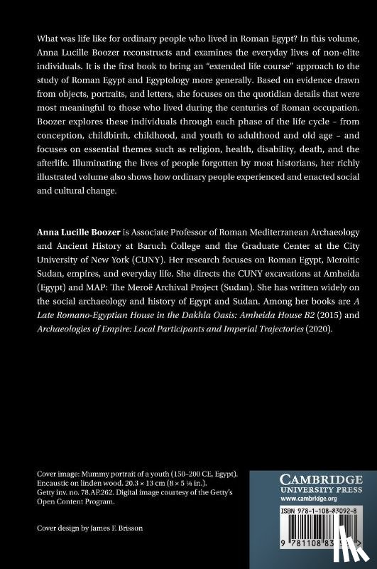 Boozer, Anna Lucille (Bernard M. Baruch College - At Home in Roman Egypt