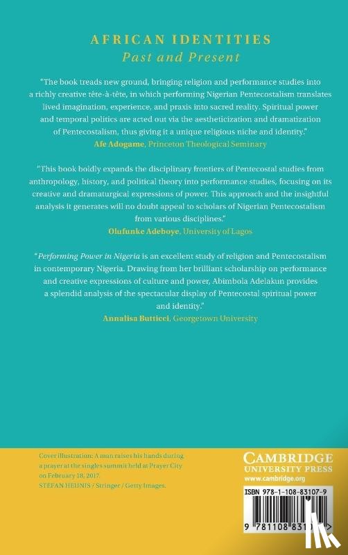 Adelakun, Abimbola A. (University of Texas - Performing Power in Nigeria