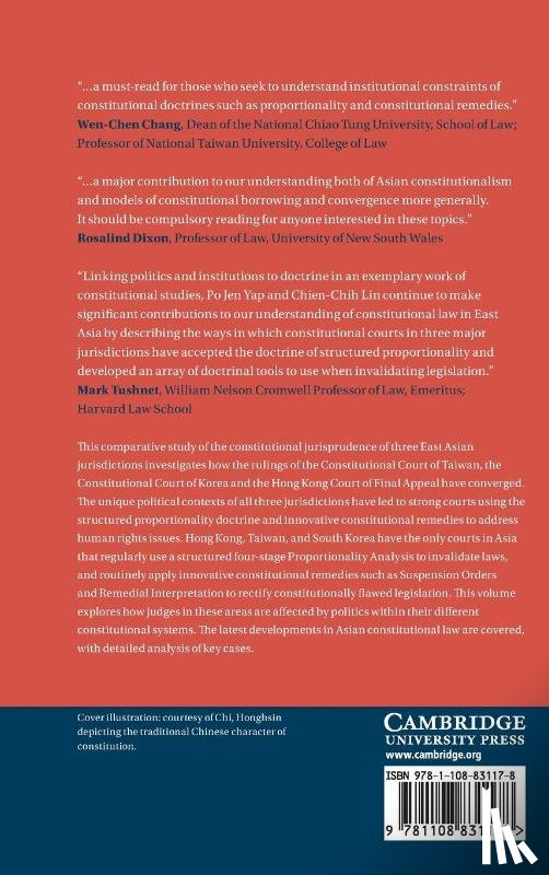 Yap, Po Jen (The University of Hong Kong), Lin, Chien-Chih (Academia Sinica - Constitutional Convergence in East Asia