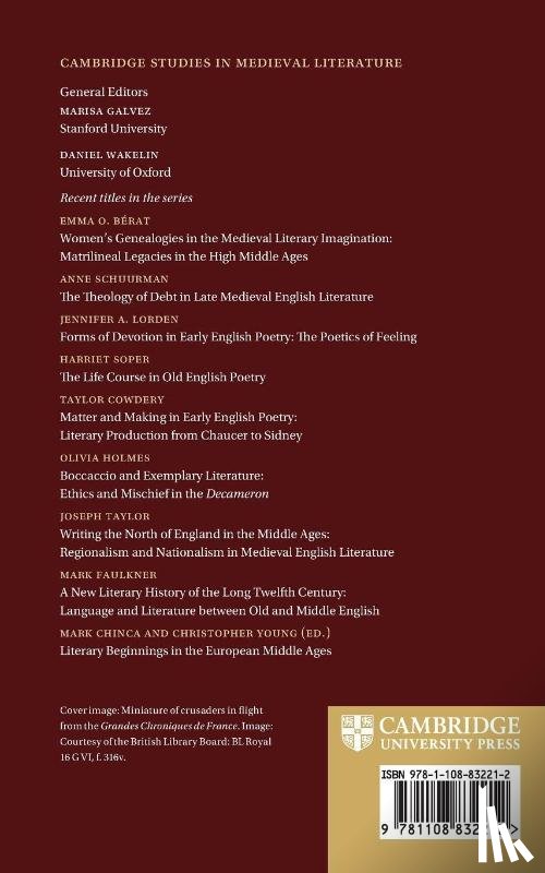 Elias, Marcel (Yale University - English Literature and the Crusades