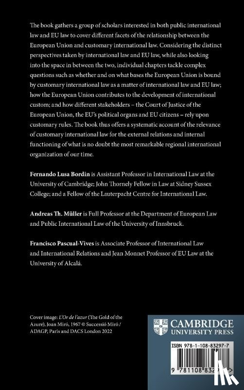  - The European Union and Customary International Law
