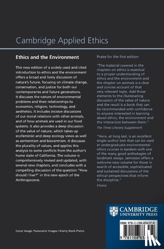 Jamieson, Dale (New York University) - Ethics and the Environment