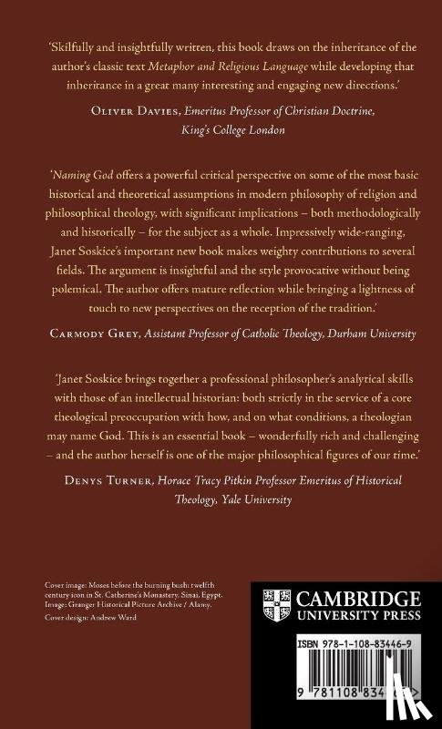 Soskice, Janet (University of Cambridge) - Naming God