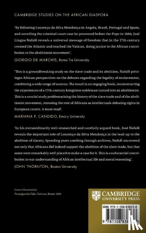 Lingna Nafafe, Jose (University of Bristol) - Lourenco da Silva Mendonca and the Black Atlantic Abolitionist Movement in the Seventeenth Century