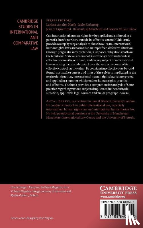 Berkes, Antal (Brunel University) - International Human Rights Law Beyond State Territorial Control