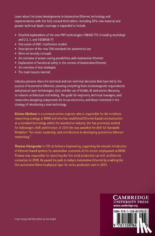Matheus, Kirsten, Konigseder, Thomas - Automotive Ethernet