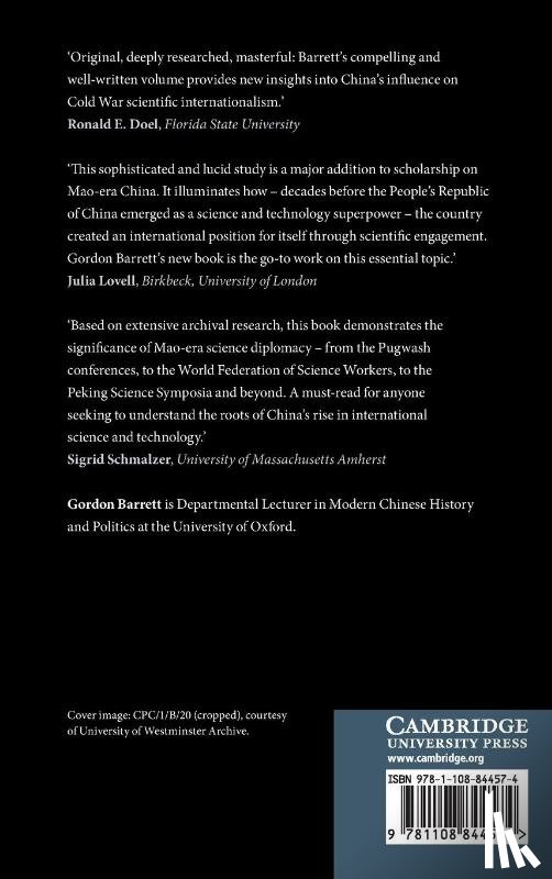 Barrett, Gordon (University of Oxford) - China's Cold War Science Diplomacy