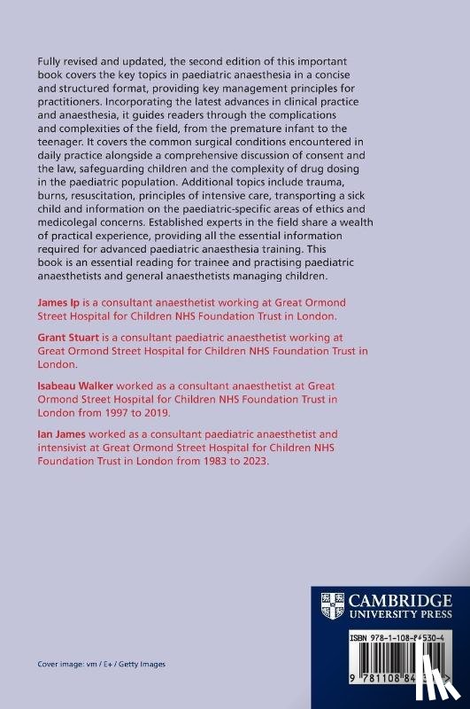  - Core Topics in Paediatric Anaesthesia