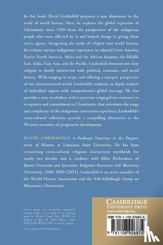 Lindenfeld, David (Louisiana State University) - World Christianity and Indigenous Experience