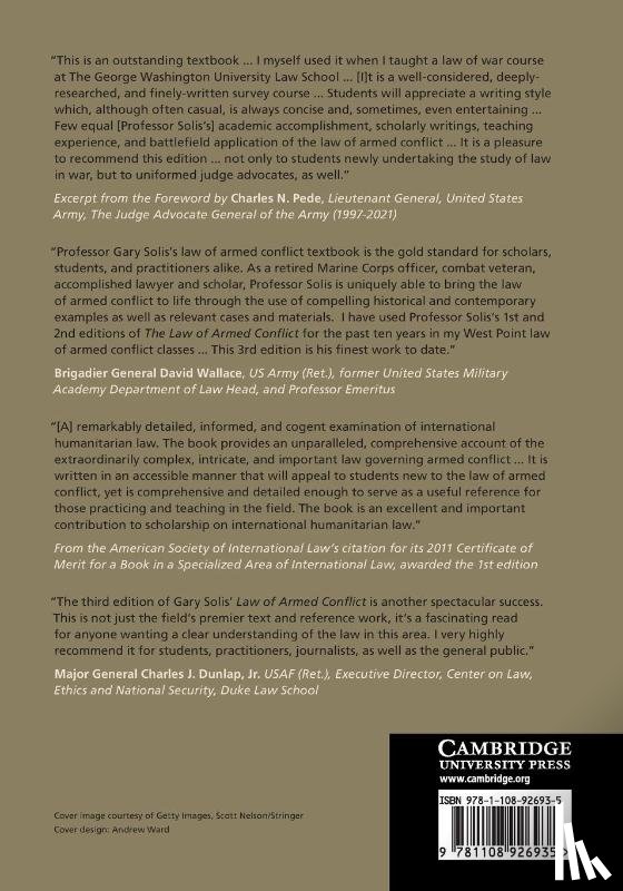 Solis, Gary D. (United States Military Academy) - The Law of Armed Conflict