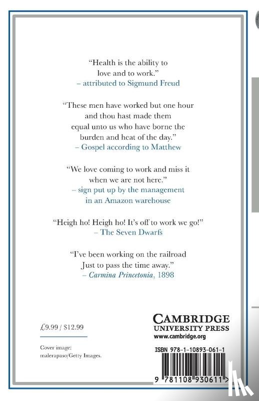 Geuss, Raymond (University of Cambridge) - A Philosopher Looks at Work