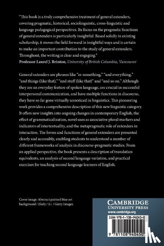 Overstreet, Maryann (University of Hawaii, Yule, George - General Extenders