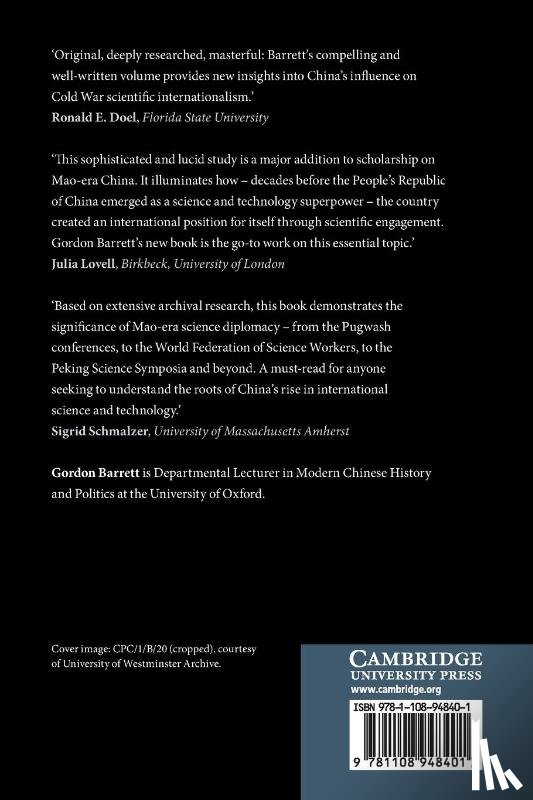 Barrett, Gordon (University of Oxford) - China's Cold War Science Diplomacy