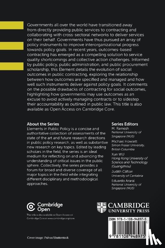FitzGerald, Clare J. (King's College London), Macdonald, J. Ruairi (University of Oxford) - Public Contracting for Social Outcomes
