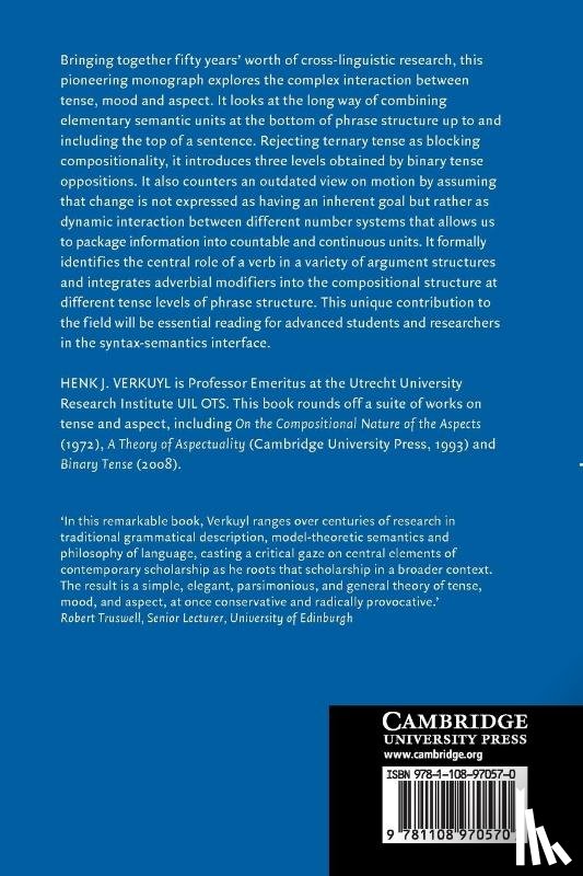 Verkuyl, Henk J. - The Compositional Nature of Tense, Mood and Aspect: Volume 167