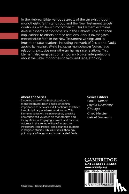 Kim, Yung Suk - Monotheism, Biblical Traditions, and Race Relations