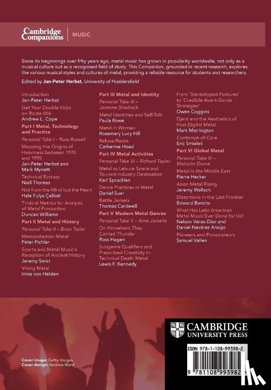  - The Cambridge Companion to Metal Music