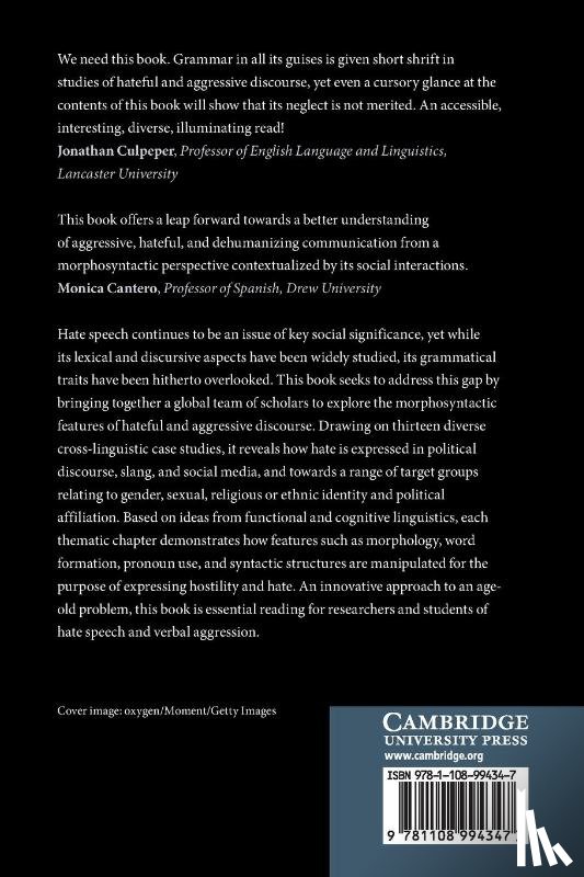  - The Grammar of Hate