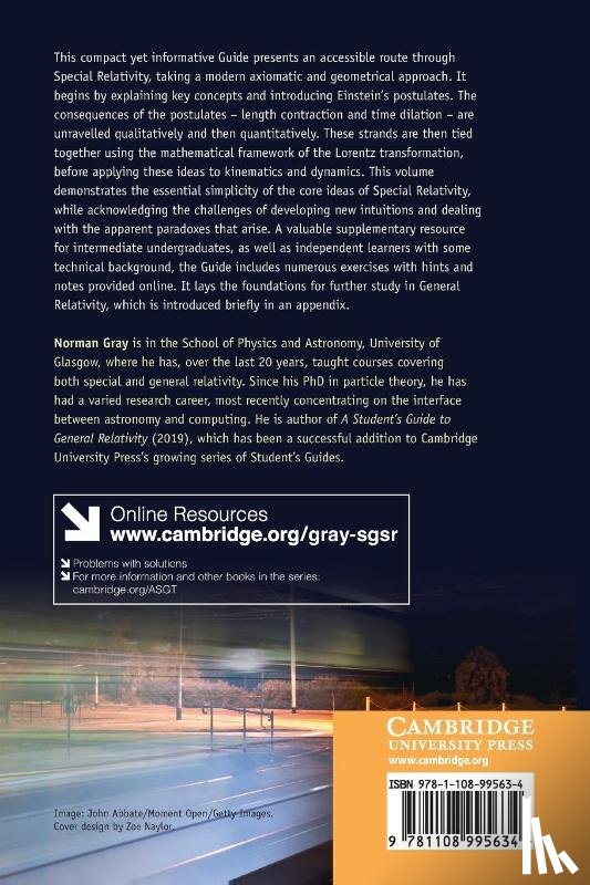 Gray, Norman (University of Glasgow) - A Student's Guide to Special Relativity