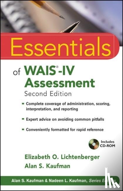 Lichtenberger, Elizabeth O. (Carlsbad, Kaufman, Alan S. (University of Georgia) - Essentials of WAIS-IV Assessment