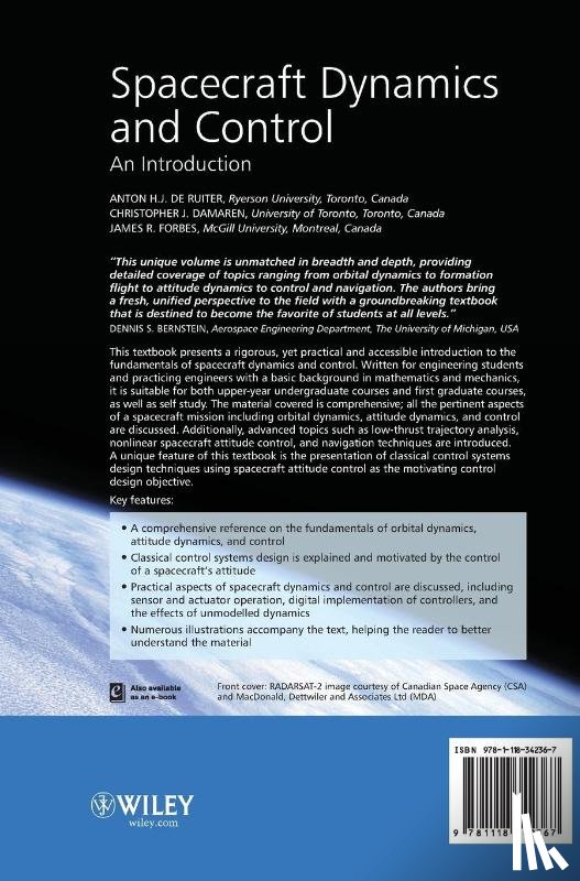 de Ruiter, Anton H. (Ryerson University, Damaren, Christopher (University of Toronto Institute for Aerospace Studies, Forbes, James R. (Department of Mechanical Engineering - Spacecraft Dynamics and Control