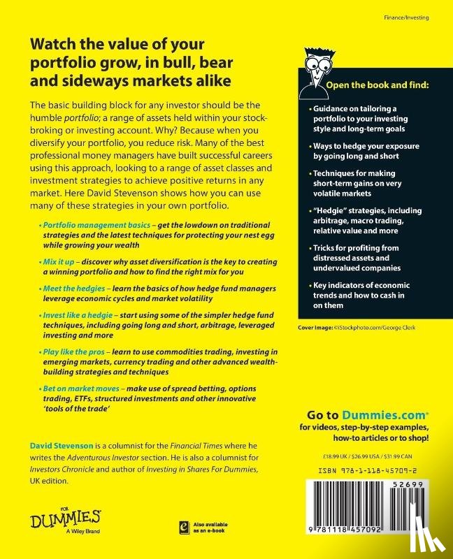 Stevenson, David - Managing Your Investment Portfolio For Dummies, UK Edition