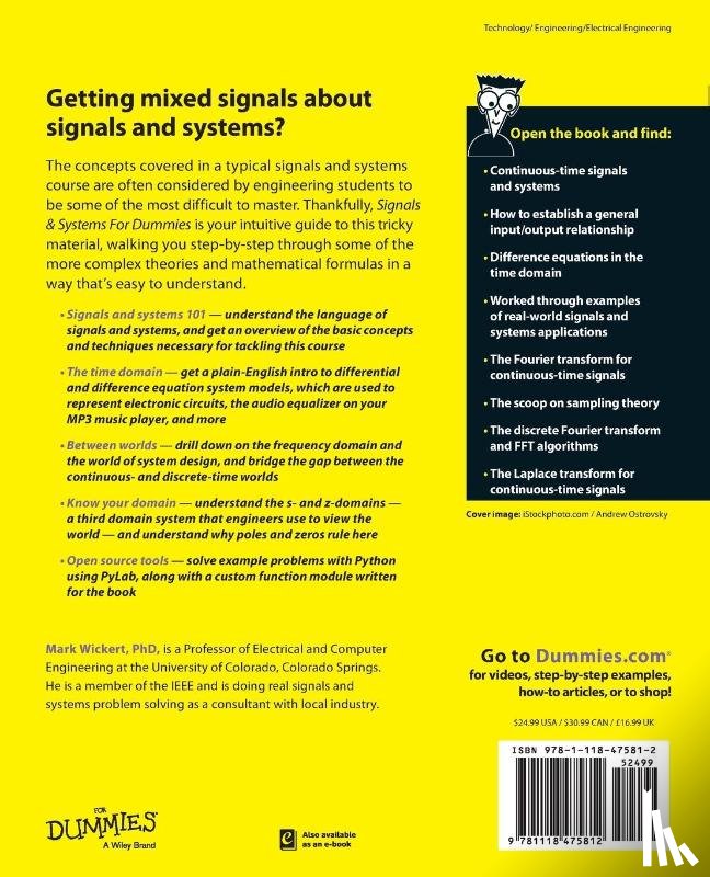 Wickert, Mark - Signals and Systems For Dummies