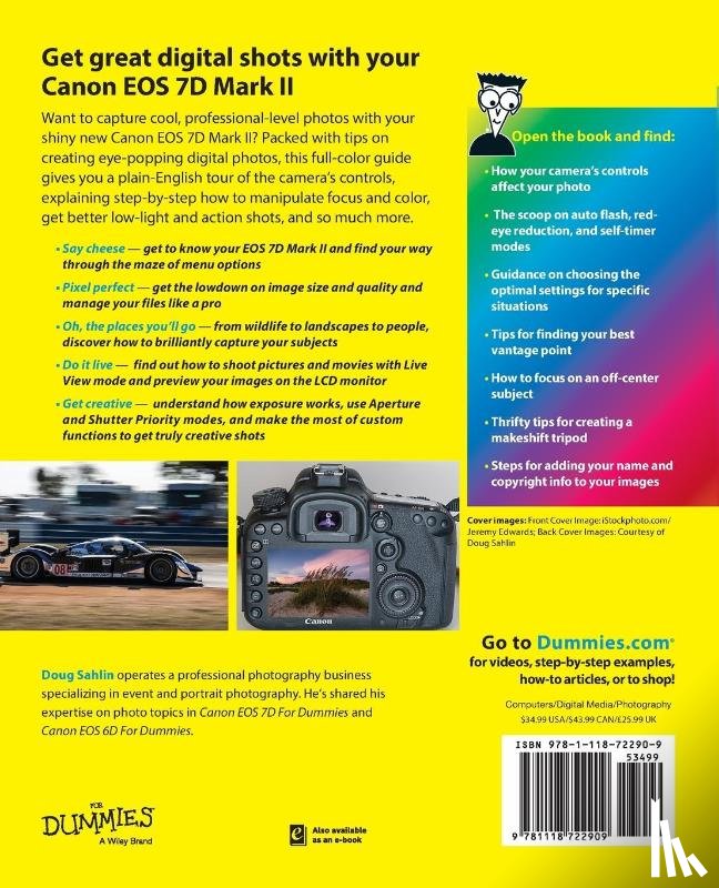 Sahlin, Doug (Lakeland - Canon EOS 7D Mark II For Dummies