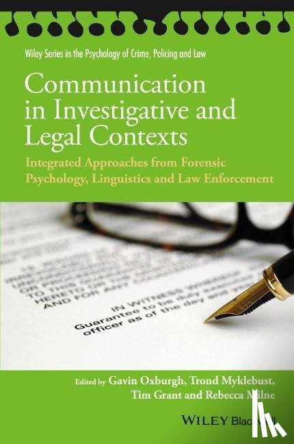  - Communication in Investigative and Legal Contexts