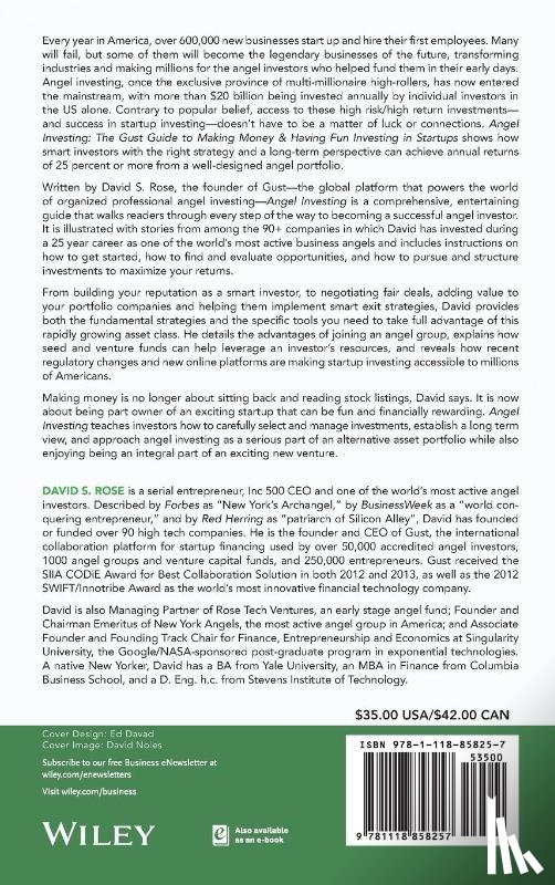 Rose, David S. (Yale University; Stevens Institute of Technology) - Angel Investing