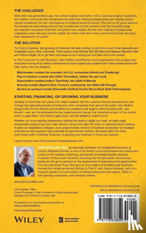 Mullins, John - The Customer-Funded Business
