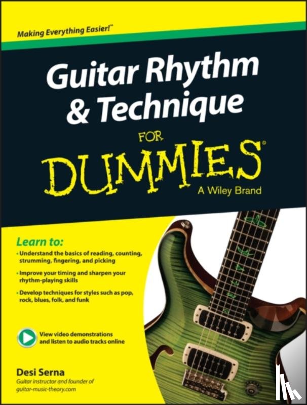 Serna, Desi - Guitar Rhythm and Techniques For Dummies, Book + Online Video and Audio Instruction