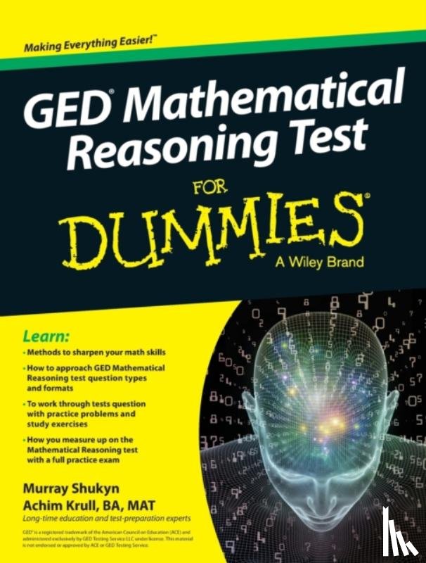 Shukyn, Murray, Krull, Achim K. - GED Mathematical Reasoning Test For Dummies