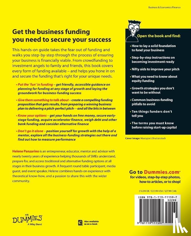 Panzarino, Helene - Business Funding For Dummies