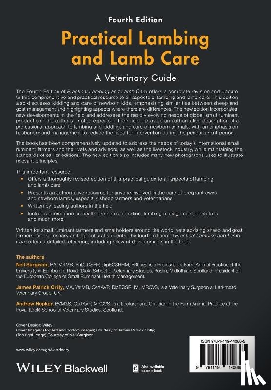 Sargison, Neil (University of Edinburgh), Crilly, James Patrick, Hopker, Andrew - Practical Lambing and Lamb Care