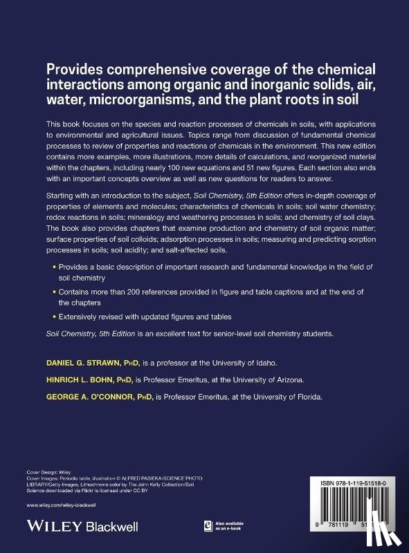 Strawn, Daniel G., Bohn, Hinrich L. (University of Arizona), O'Connor, George A. - Soil Chemistry