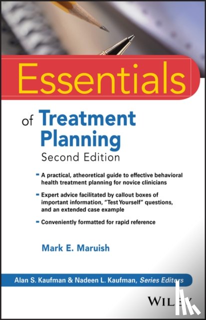 Maruish, Mark E. (United Behavioral Health - Essentials of Treatment Planning