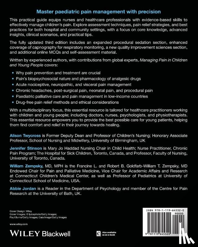  - Managing Pain in Children and Young People