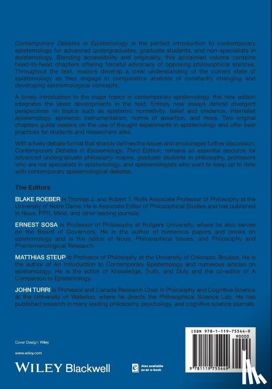  - Contemporary Debates in Epistemology