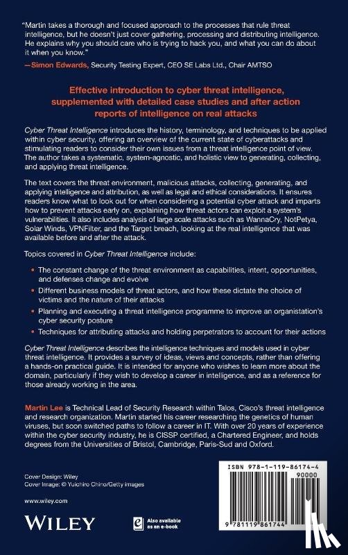 Lee, Martin (Universities of Bristol - Cyber Threat Intelligence