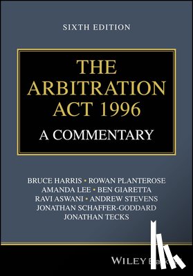 Harris, Bruce - The Arbitration Act 1996