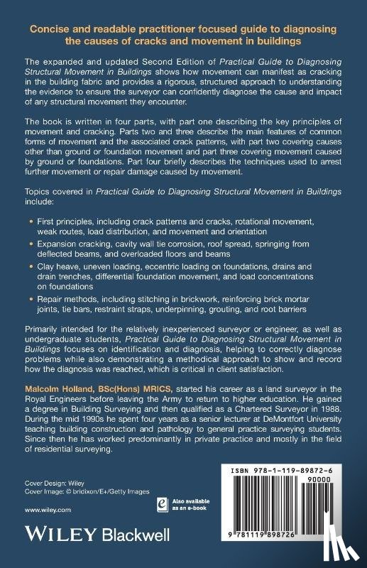 Holland, Malcolm (Chartered Building Surveyor - Practical Guide to Diagnosing Structural Movement in Buildings