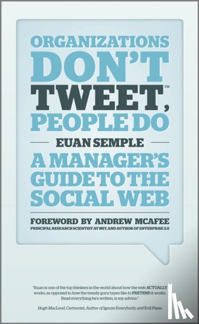 Semple, Euan - Organizations Don't Tweet, People Do