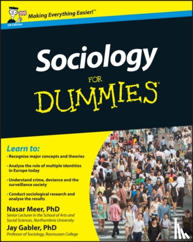 Meer, Nasar (Northumbria University), Gabler, Jay (Rasmussen College) - Sociology For Dummies