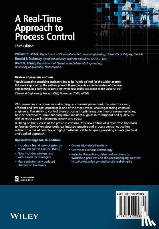 Svrcek, William Y. (University of Calgary, Mahoney, Donald P. (AEA Technology Engineering Software, Young, Brent R. (University of Calgary - A Real-Time Approach to Process Control