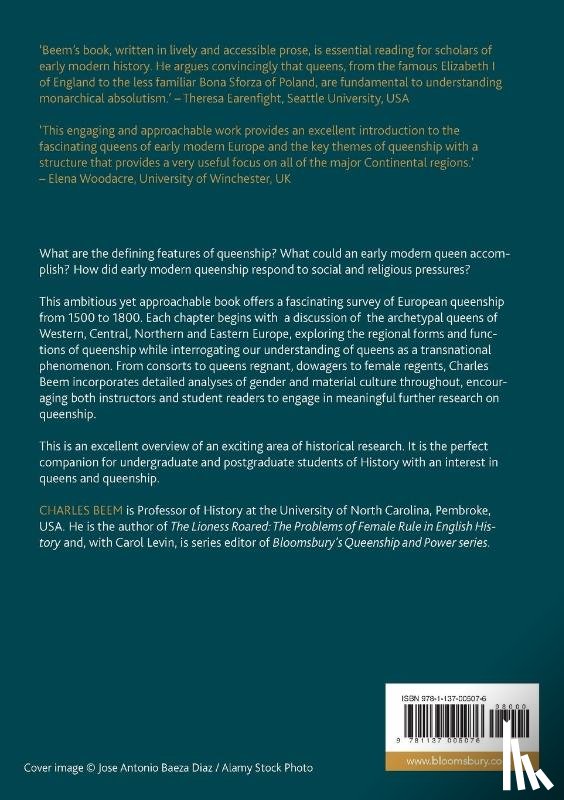 Beem, Charles (University of North Carolina - Queenship in Early Modern Europe