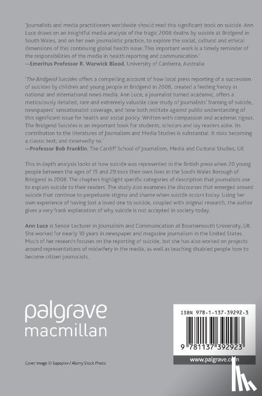 Luce, Ann - The Bridgend Suicides