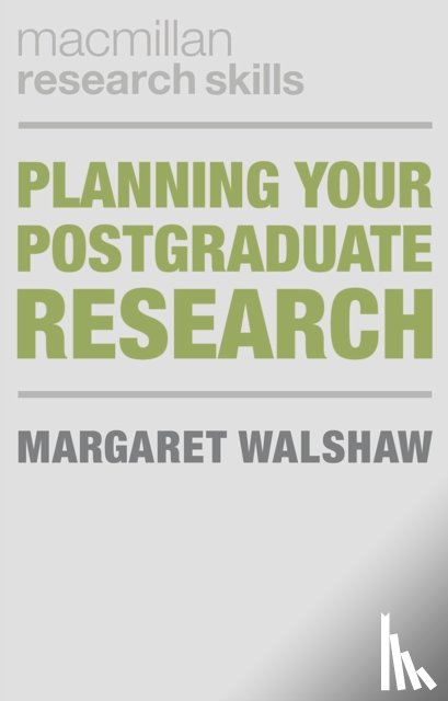 Walshaw, Margaret (Massey University - Planning Your Postgraduate Research