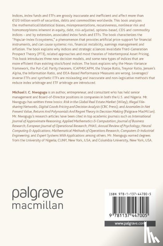 Nwogugu, Michael I. C. - Indices, Index Funds And ETFs
